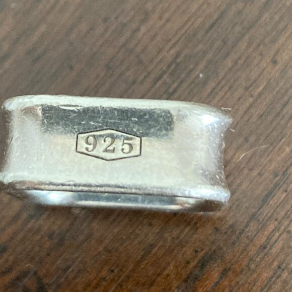 Tiffany & Co - square ring (size 6)  - 925 silver - Picture 5 of 10